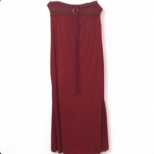 EUC Red long IZZY dress 100% Rayon